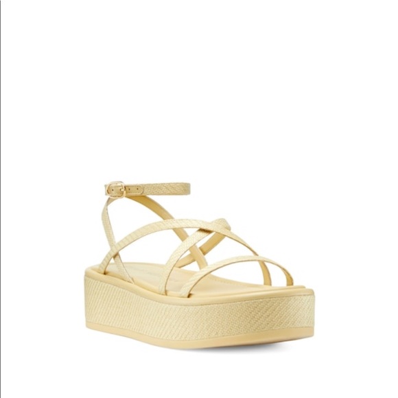 Summerlift flat form sandal - fine raffia women’s 8 - Picture 3 of 5